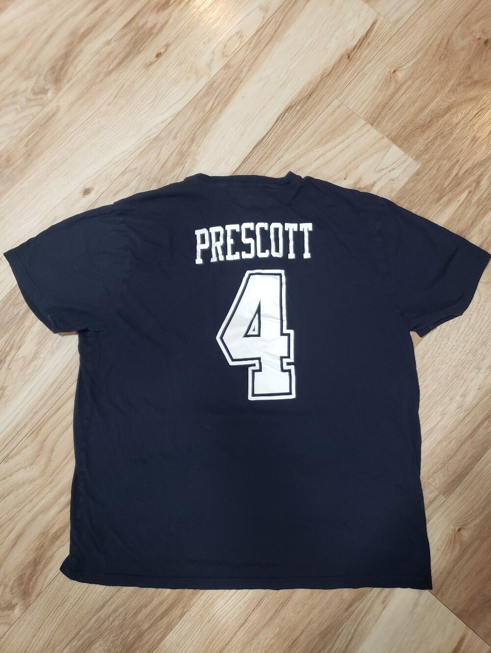 Cowboys Prescott 4 Short Sleeve Tee Men XL Cotton